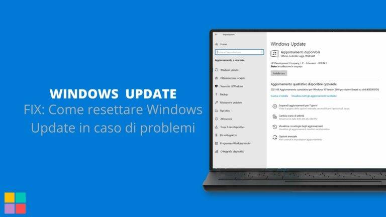 FIX: Come resettare Windows Update in caso di problemi