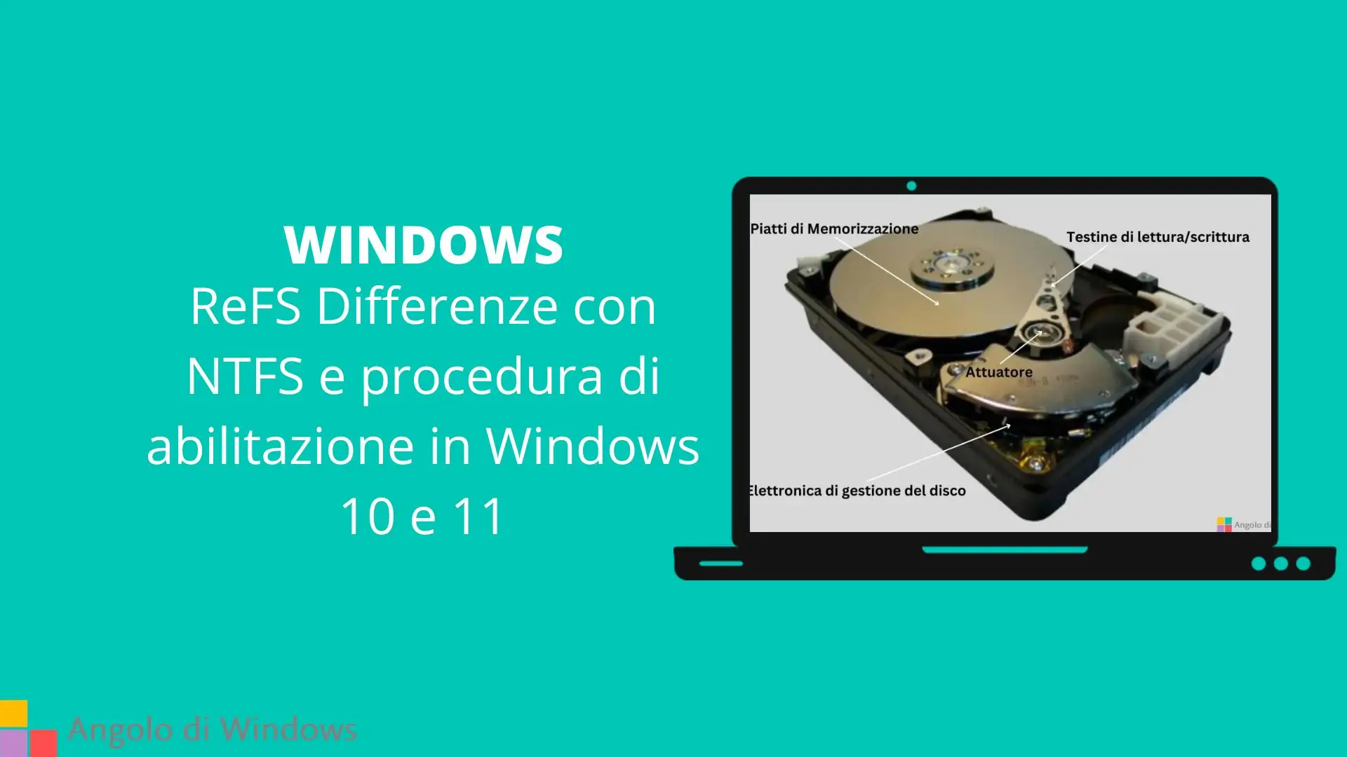 ReFS Differenze con NTFS e procedura di abilitazione in Windows 10 e 11