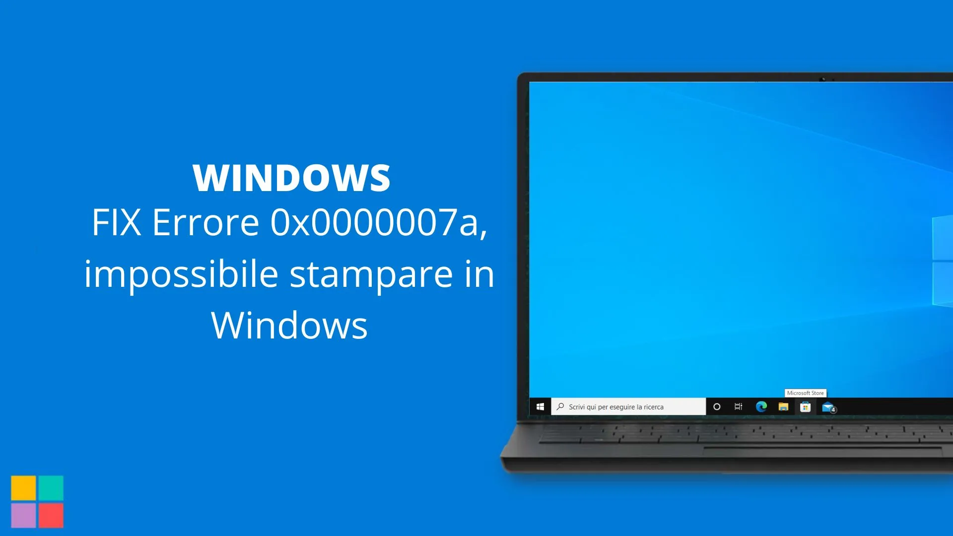 FIX Errore 0x0000007a, impossibile stampare in Windows