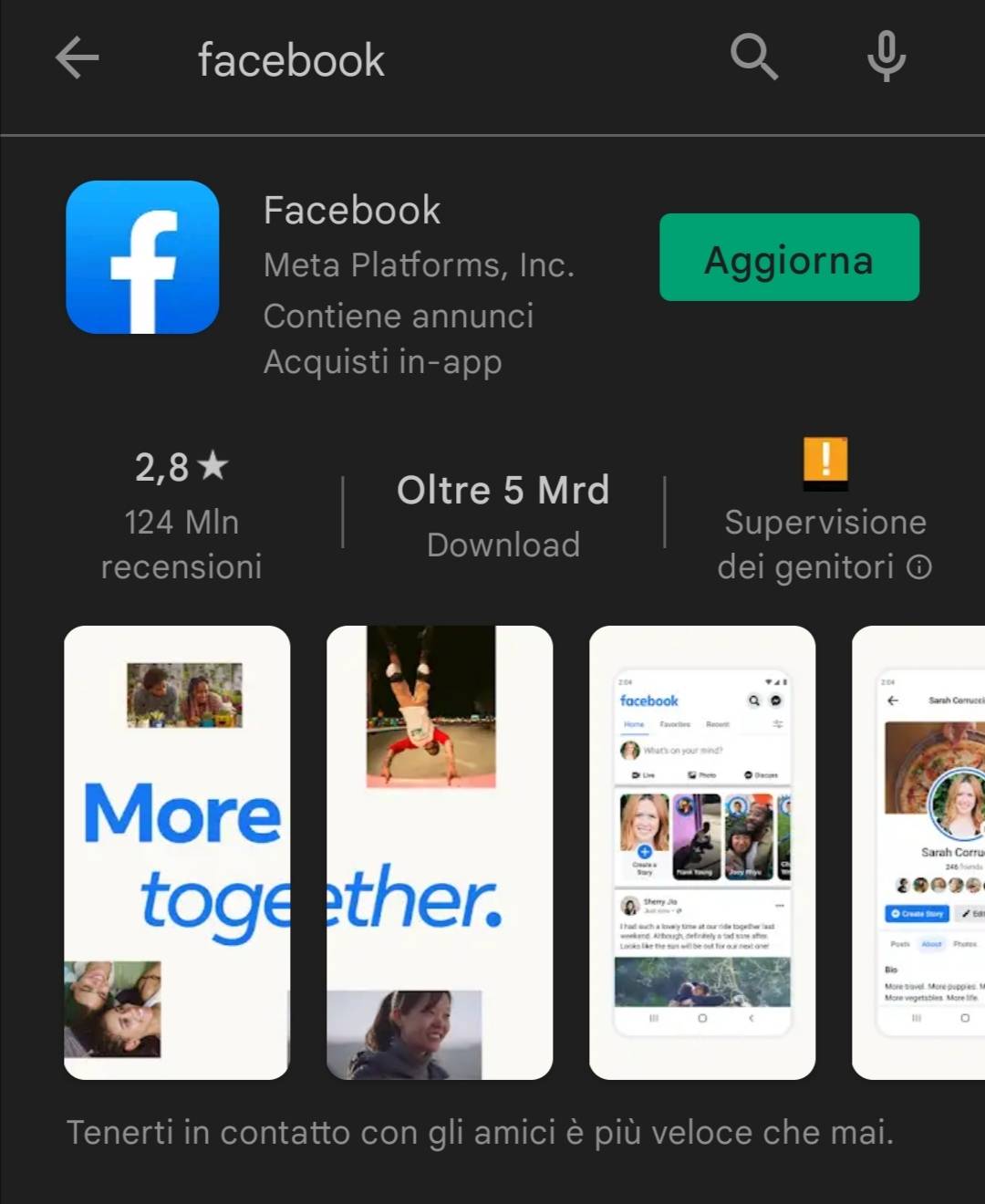 Scaricare ed Accedere a Facebook via App da Smartphone (Android)