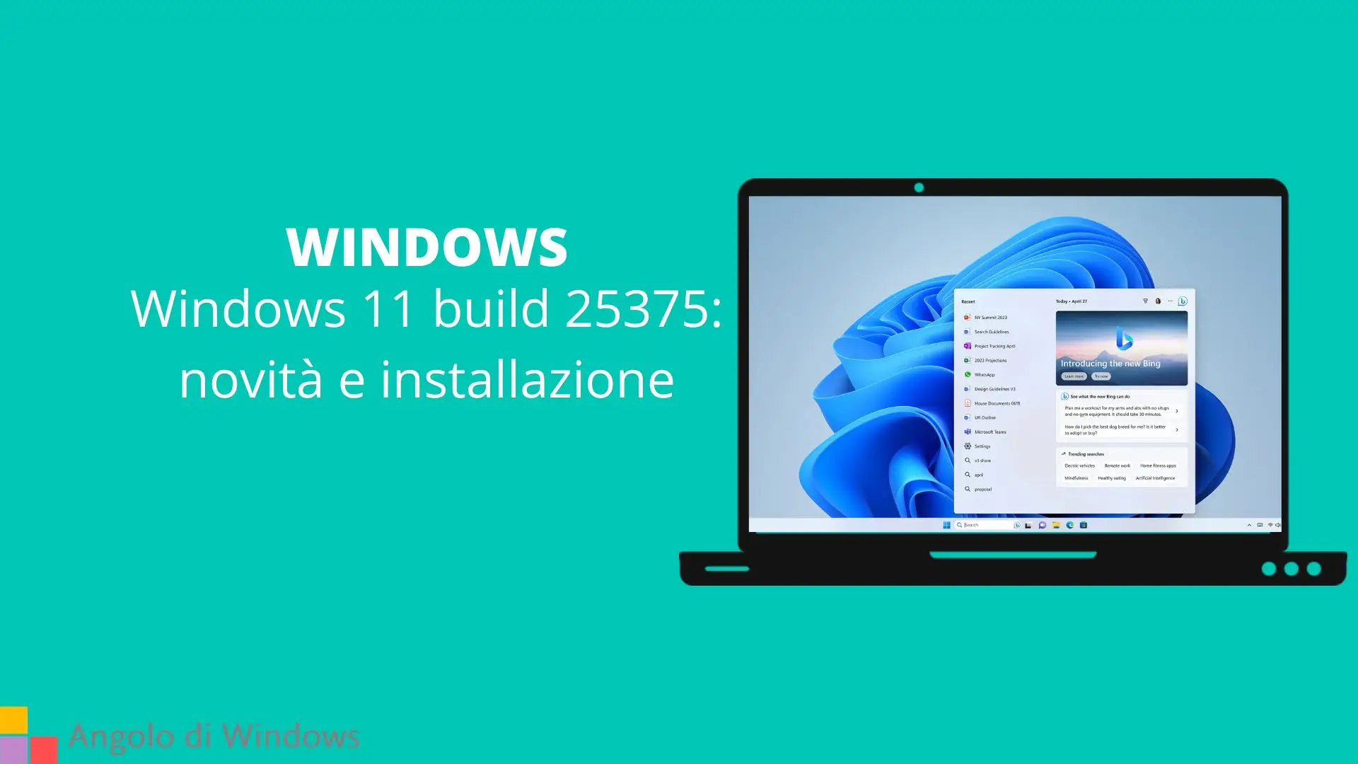 Windows 11 build 25375: novità e installazione