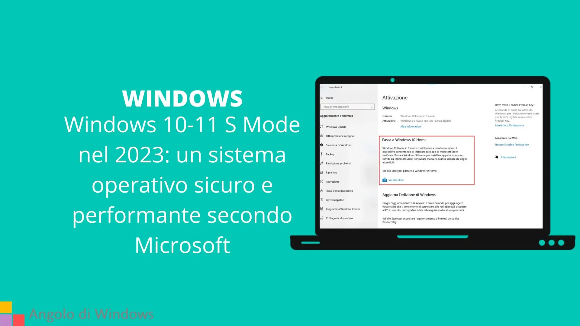 Windows 10-11 S Mode nel 2023: un sistema operativo sicuro e performante secondo Microsoft