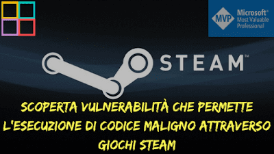 Scoperta2Bvulnerabilit25C325A02Bche2Bpermette2Bl2527esecuzione2Bdi2Bcodice2Bmaligno2Battraverso2Bgiochi2BSteam