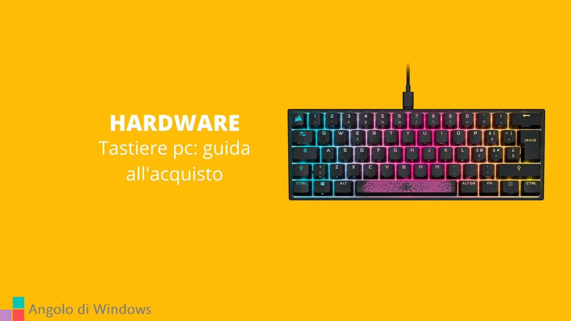 Tastiere pc: guida all'acquisto