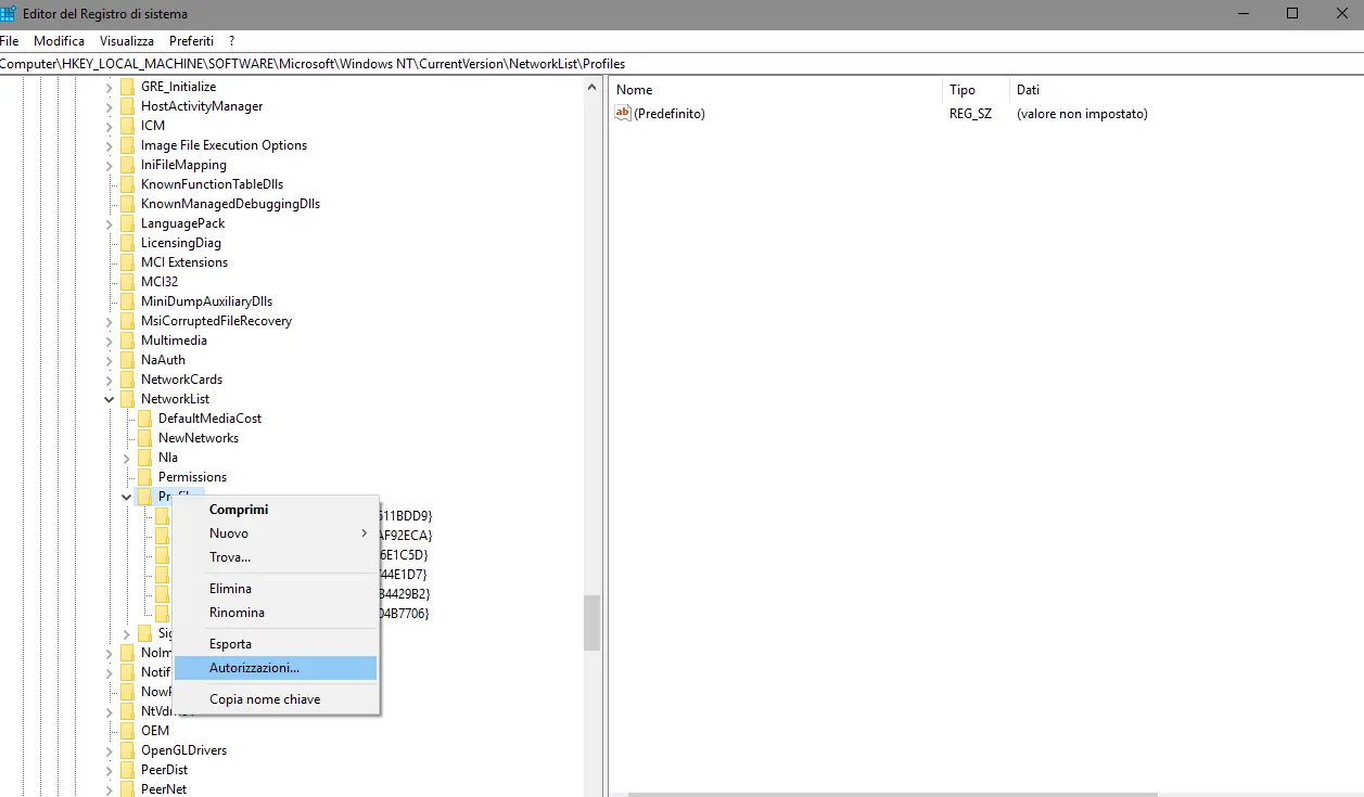 Autorizzazioni Store 1
