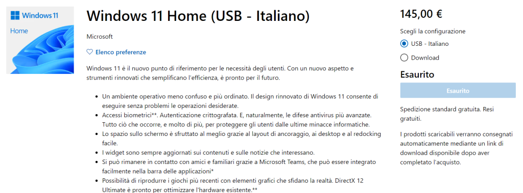 dove acquistare windows 11