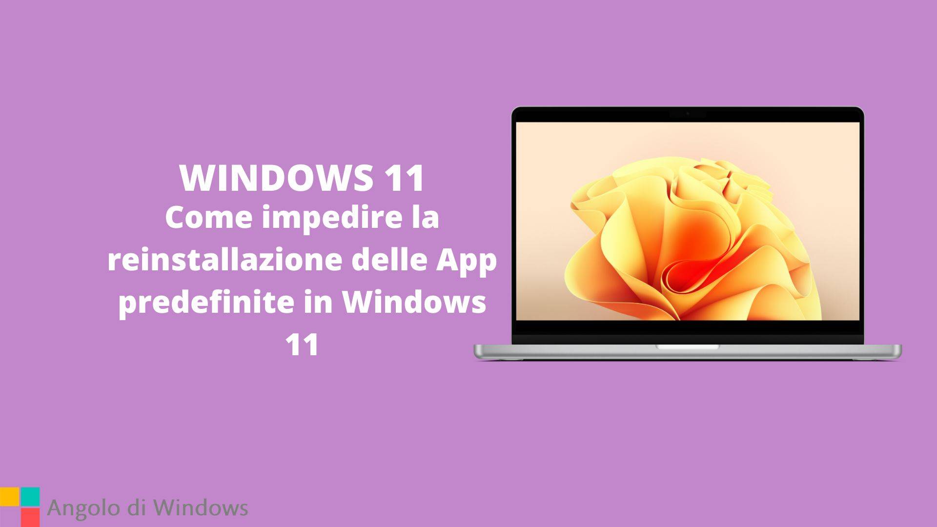 Come impedire la reinstallazione delle App predefinite in Windows 11