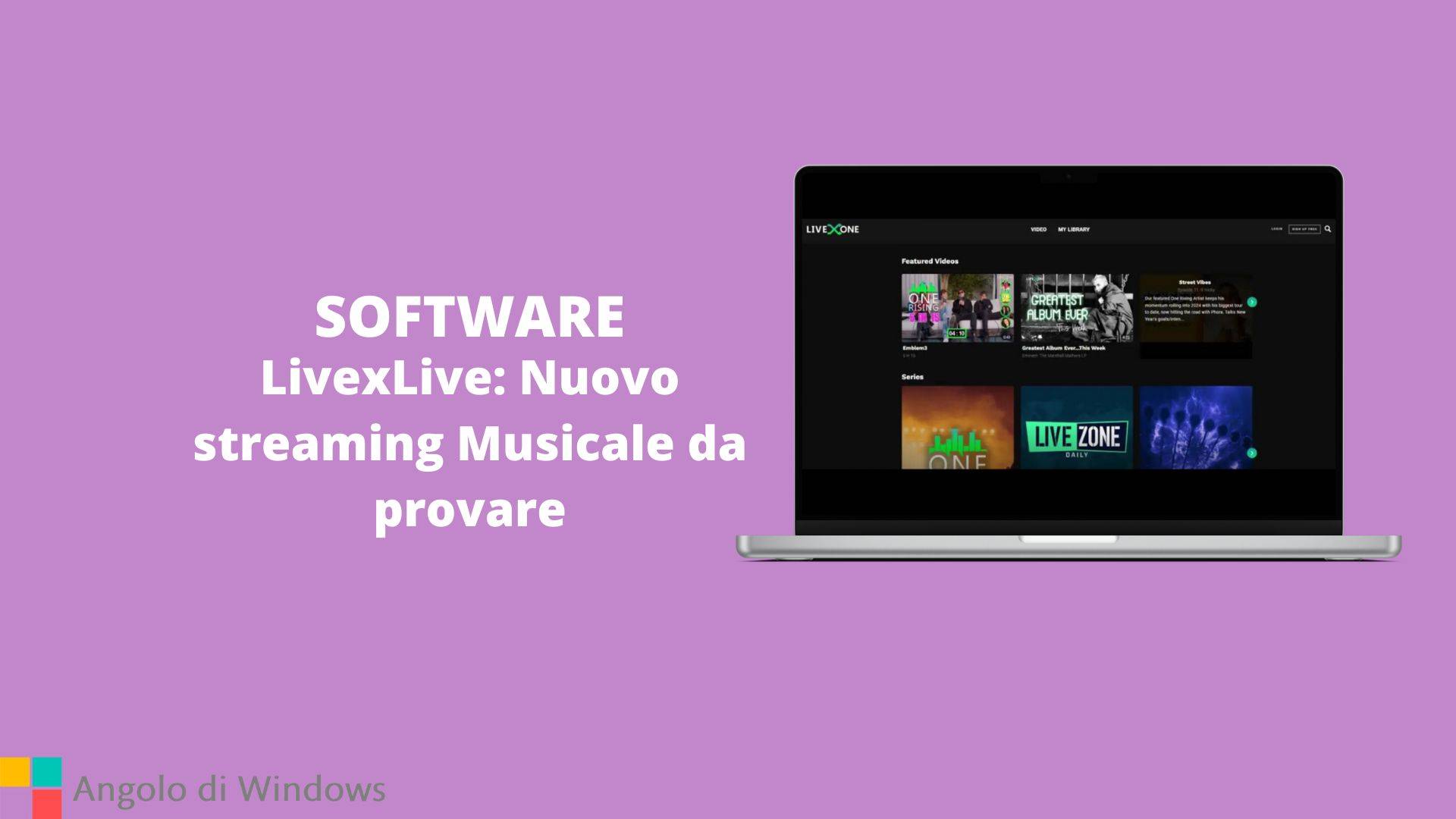 LivexLive: Nuovo streaming Musicale da provare