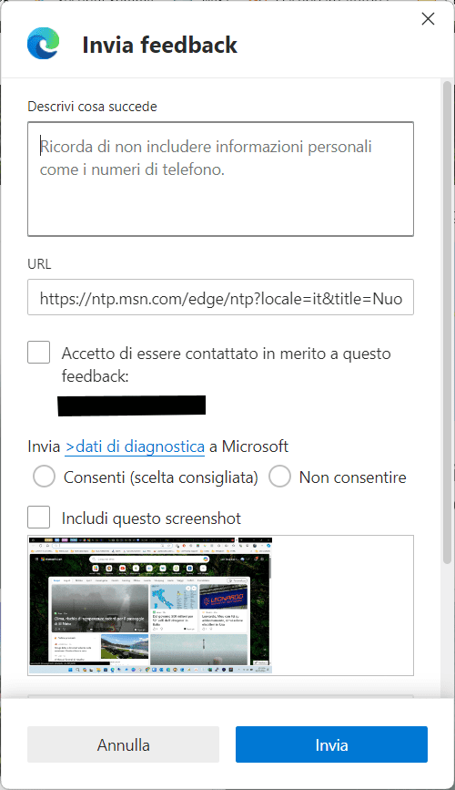 FIX Edge non traduce più le pagine