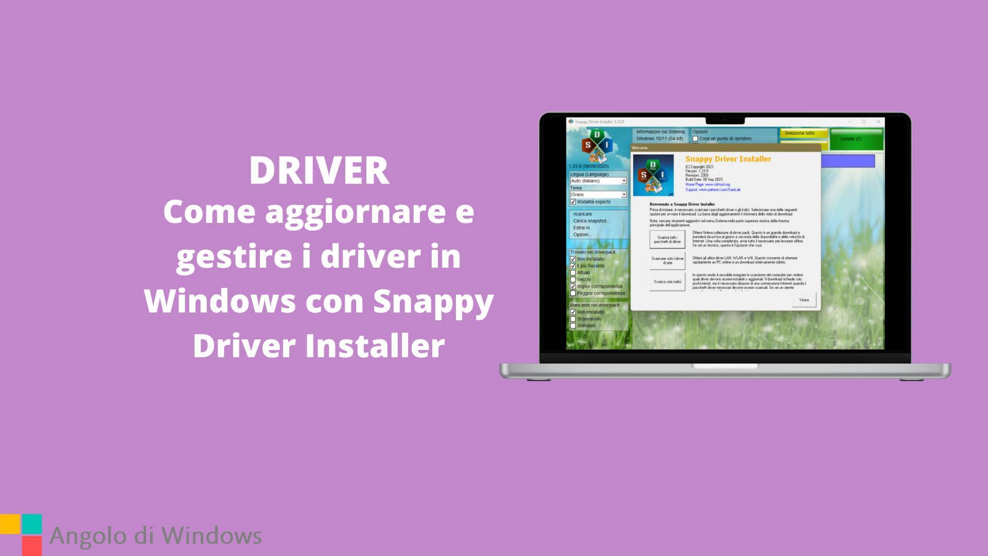 Come aggiornare e gestire i driver in Windows con Snappy Driver Installer
