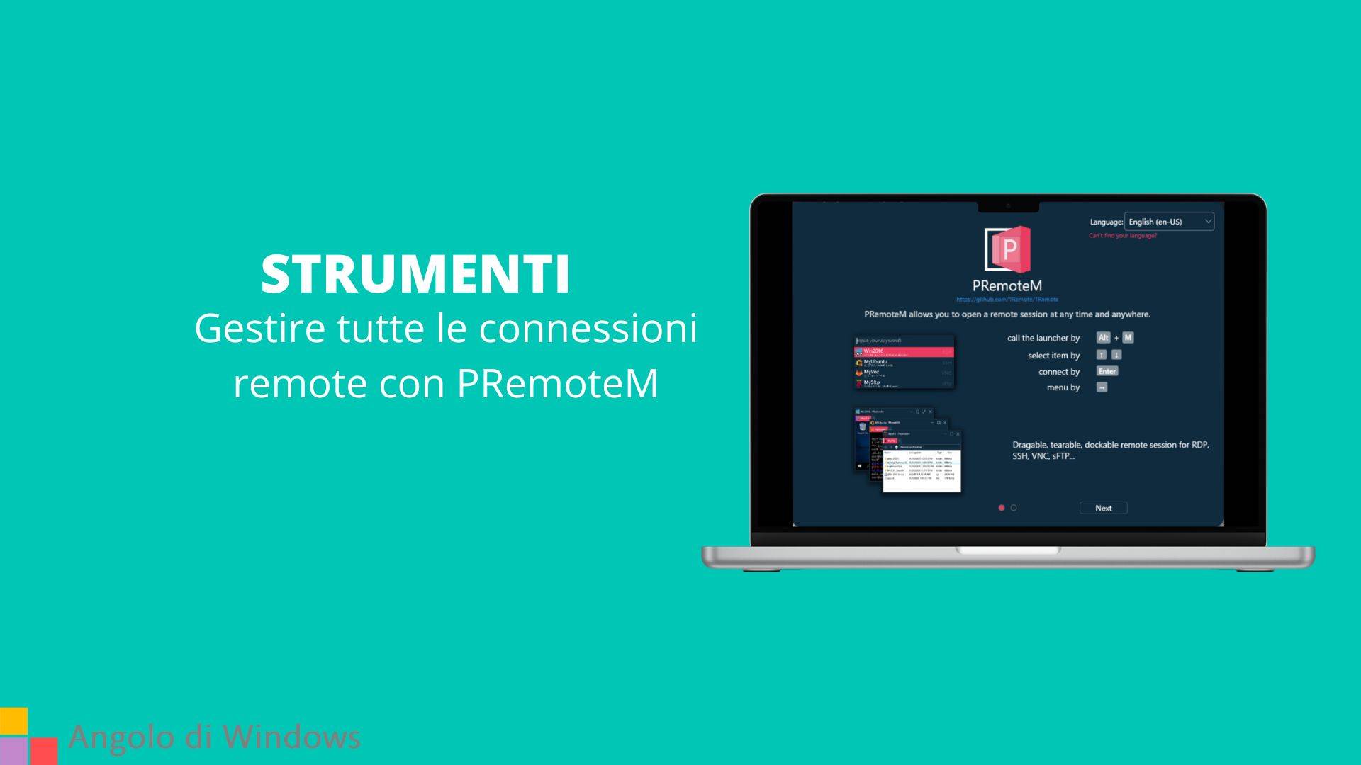 Gestire tutte le connessioni remote con PRemoteM