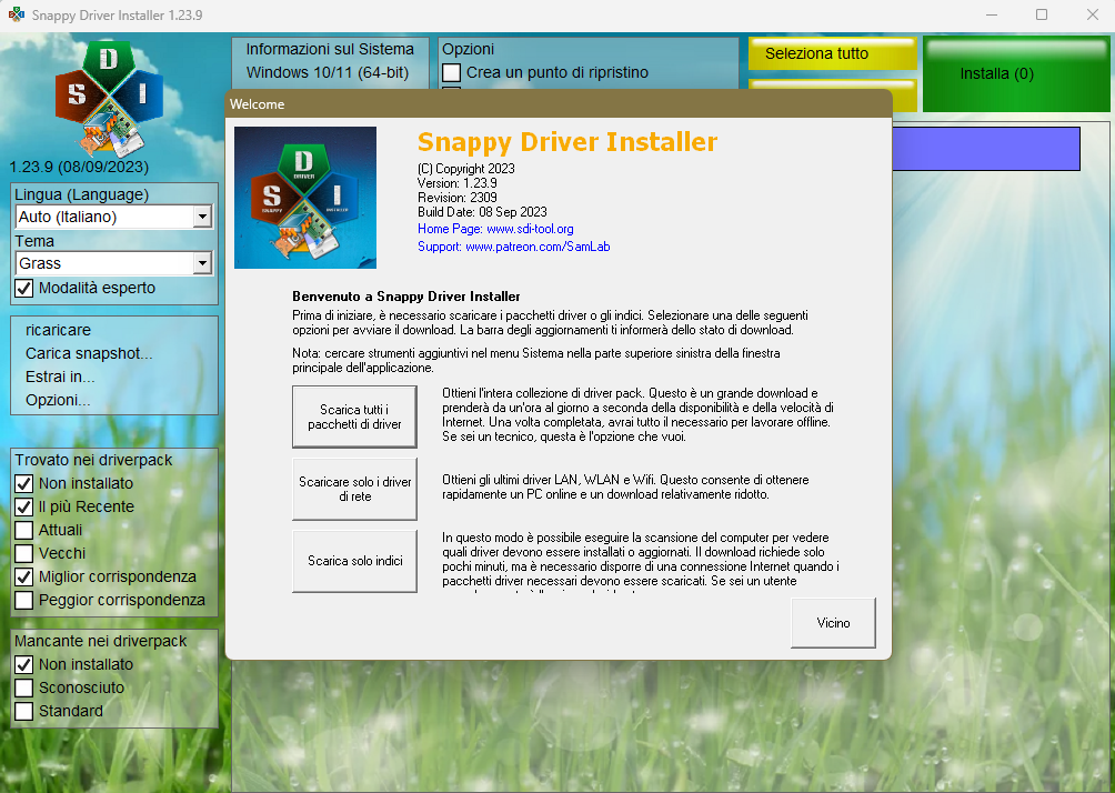 Come aggiornare e gestire i driver in Windows con Snappy Driver Installer