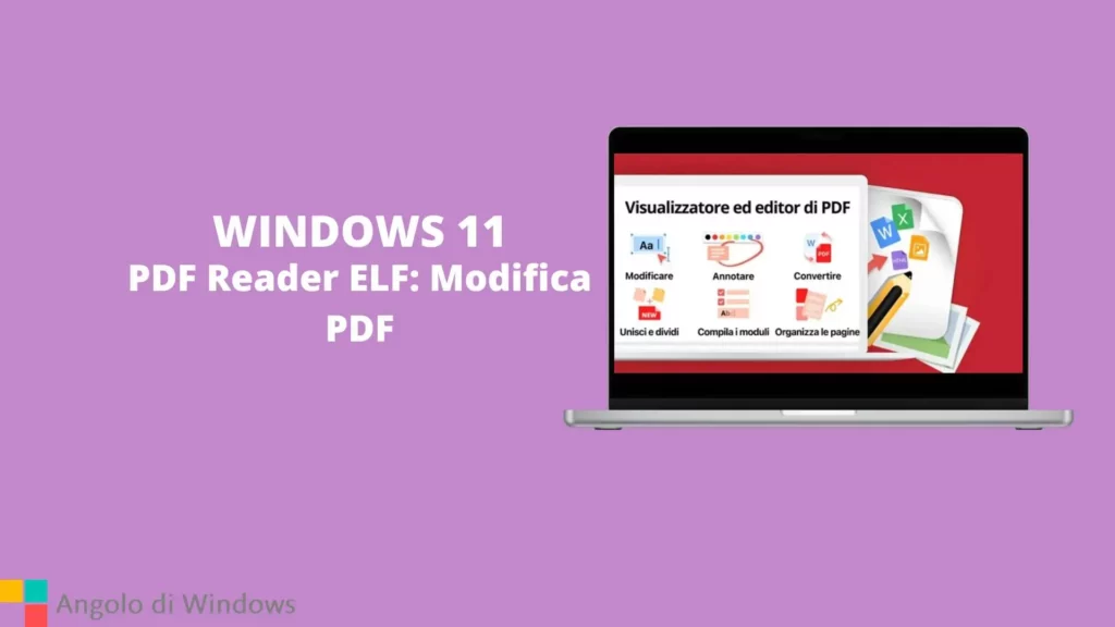 PDF Reader ELF: Modifica PDF