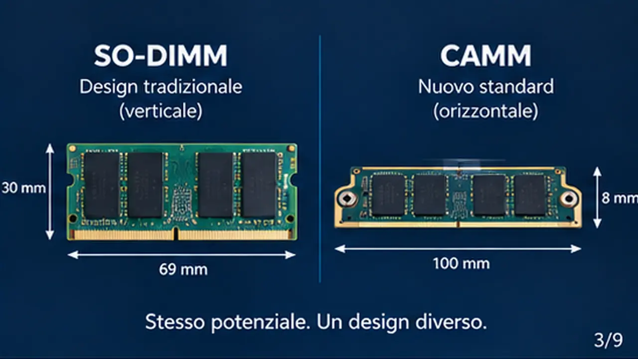 CAMM, il nuovo standard di collegamento tra i banchi Ram CAMM, il nuovo standard di collegamento tra i banchi Ram