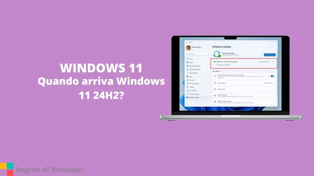 Quando arriva Windows 11 24H2?