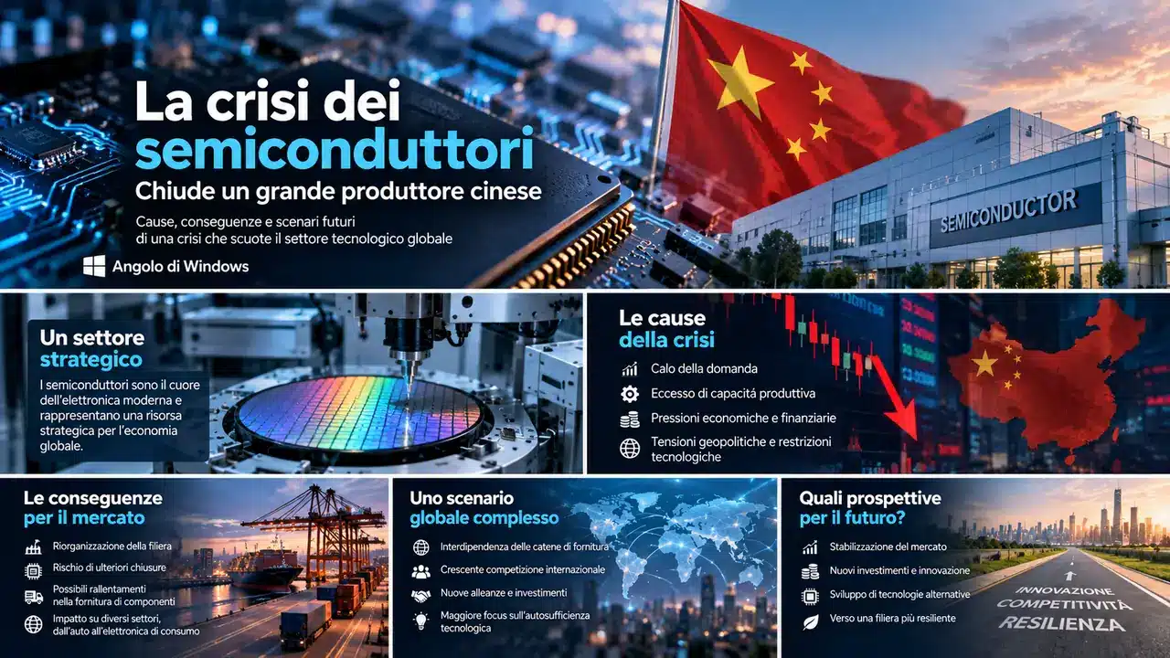 La crisi dei semiconduttori, chiude un grande produttore cinese La crisi dei semiconduttori, chiude un grande produttore cinese