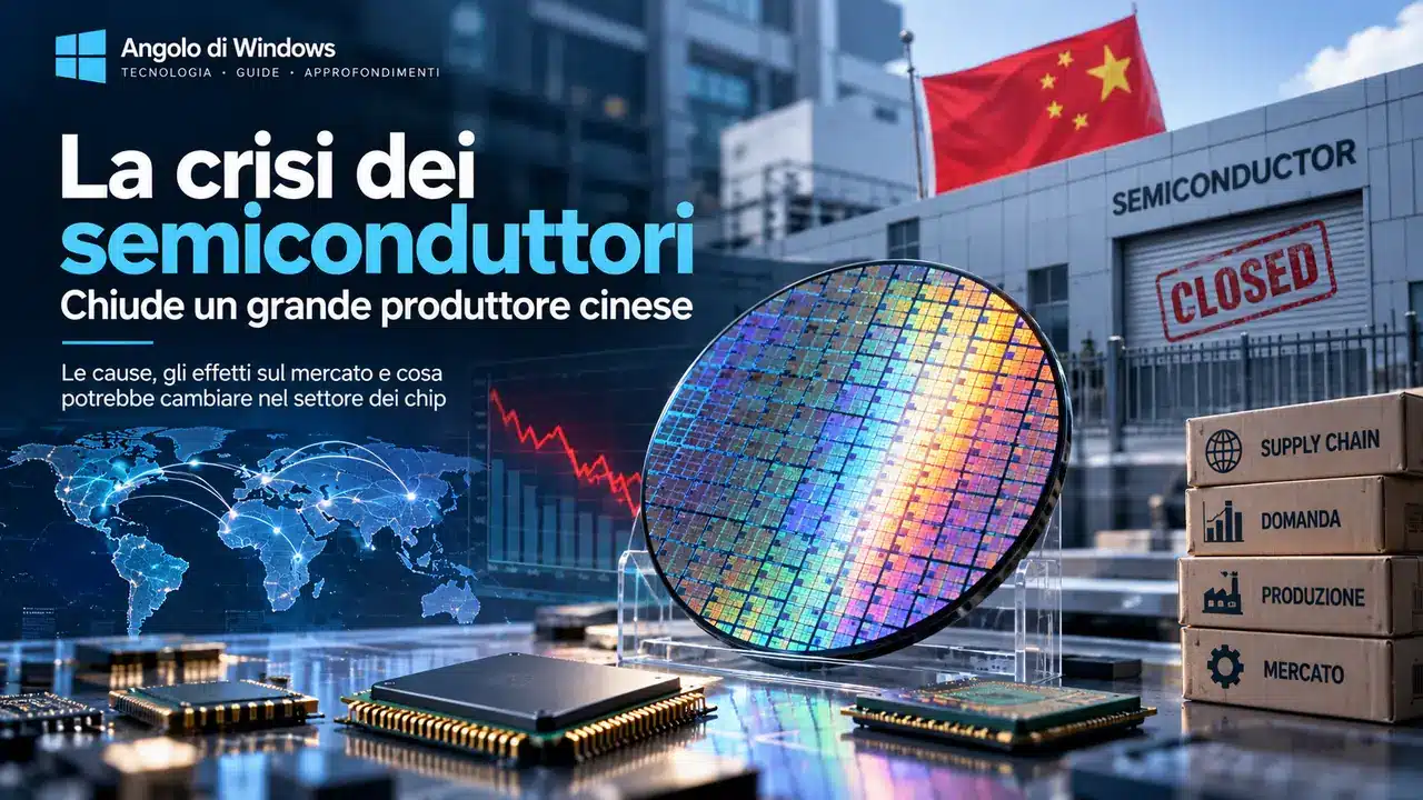 La crisi dei semiconduttori, chiude un grande produttore cinese La crisi dei semiconduttori, chiude un grande produttore cinese