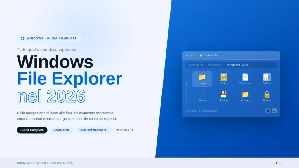 Tutto quello che devi sapere su Windows File Explorer nel 2026