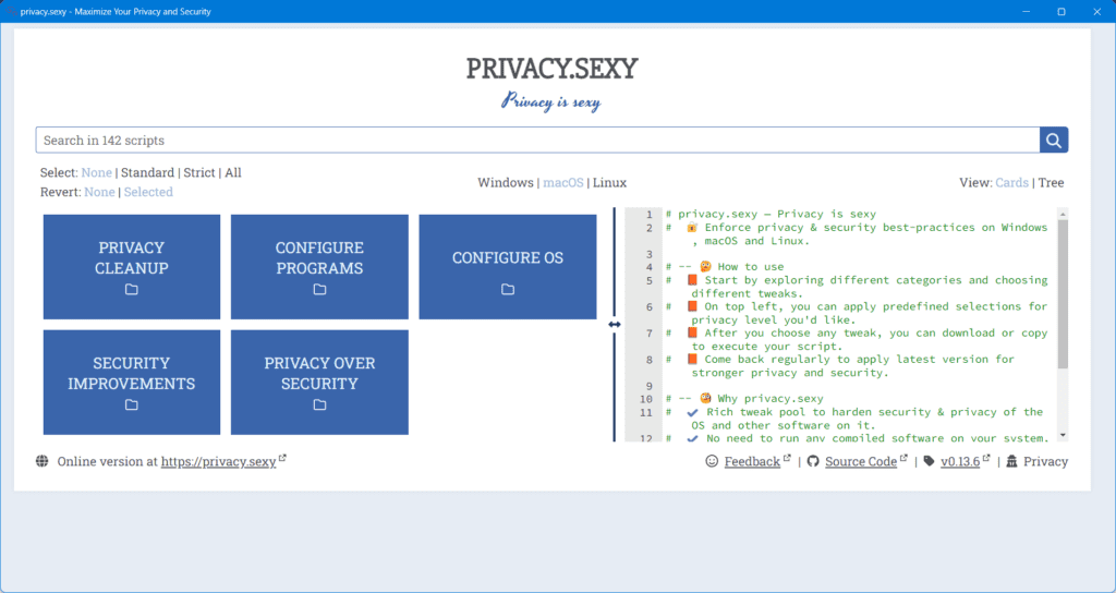 Privacy.sexy