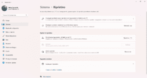 ripristino tramite windows update
