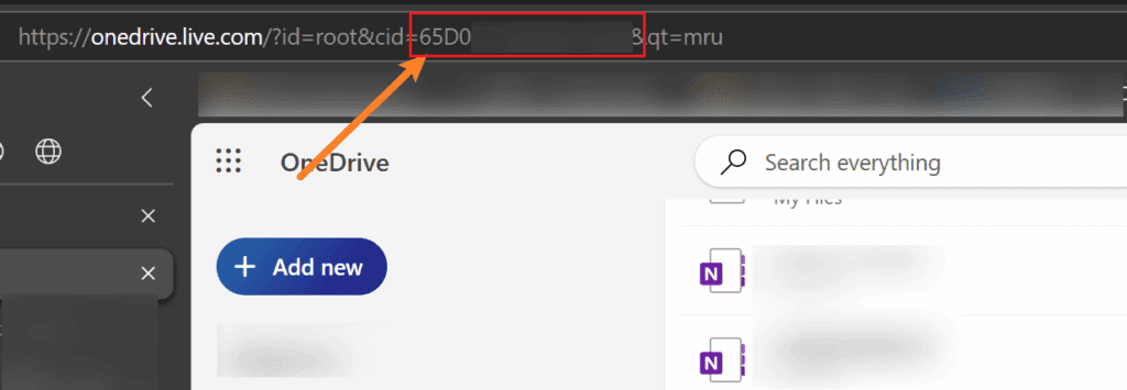 OneDrive mostra collegamenti web