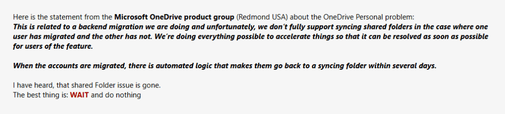 OneDrive mostra collegamenti web