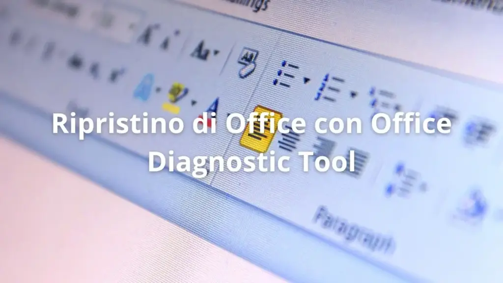 Ripristino di Office con Office Diagnostic Tool