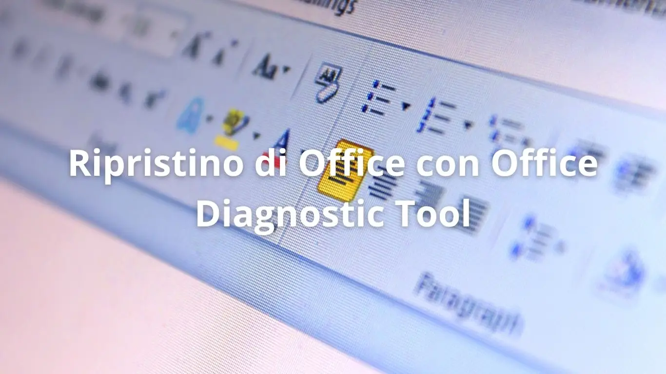 Ripristino di Office con Office Diagnostic Tool