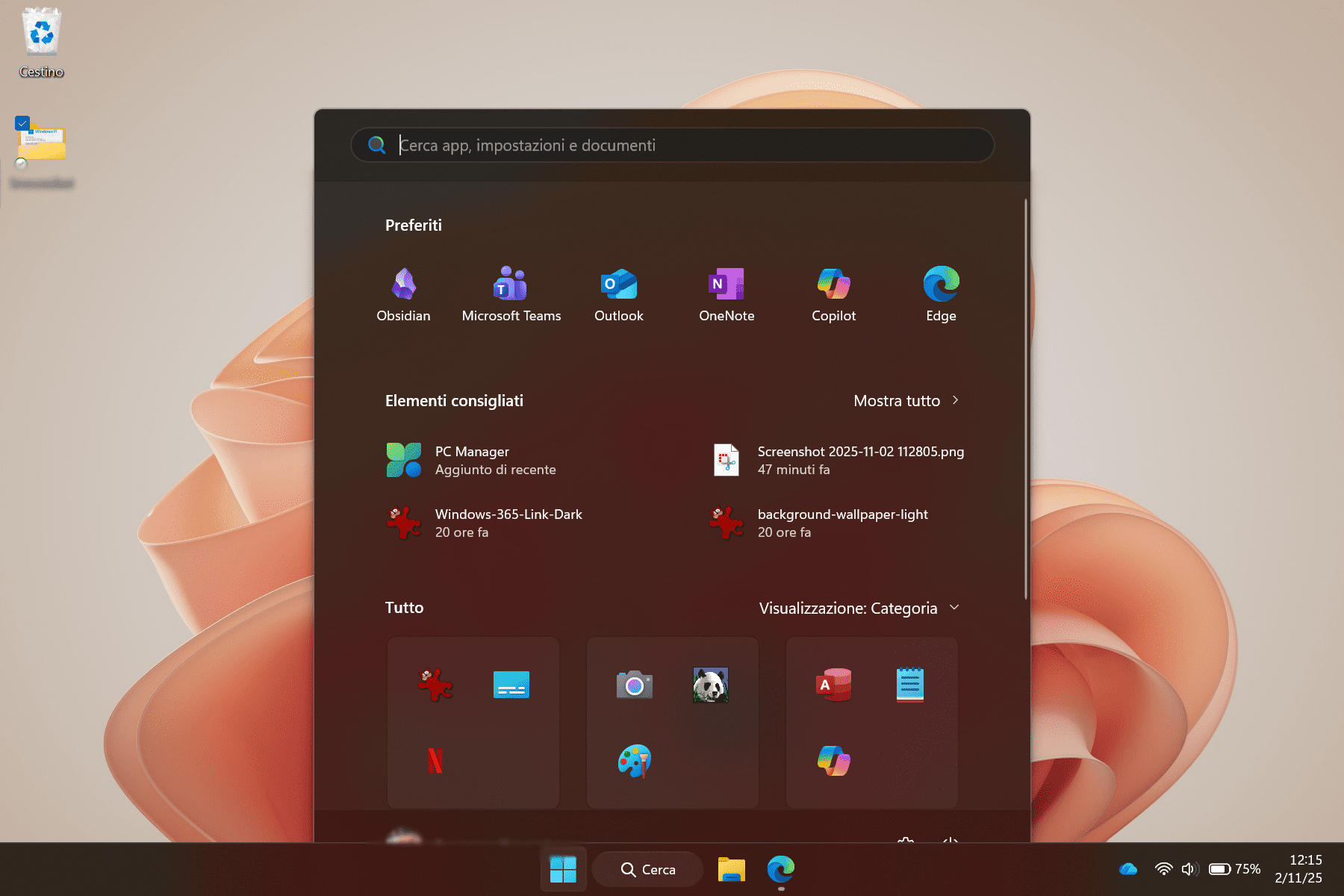 Come attivare il nuovo menù start e le nuove icone della batteria
