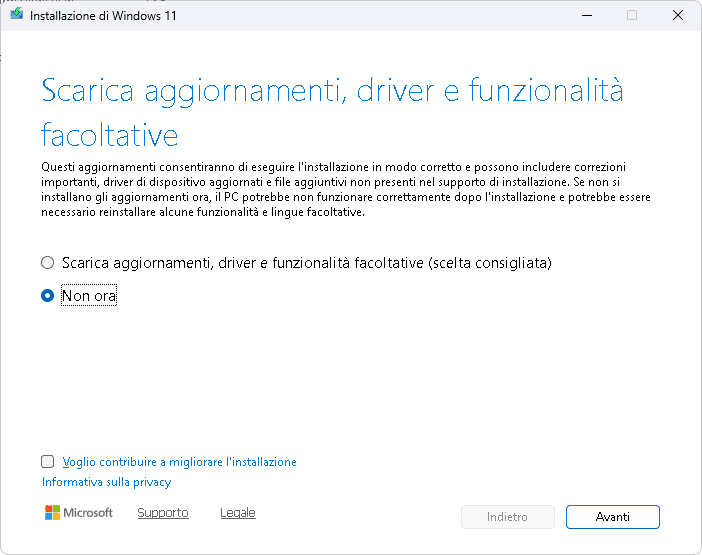 Aggiornare a Windows 11 25H2 Aggiornare a Windows 11 25H2