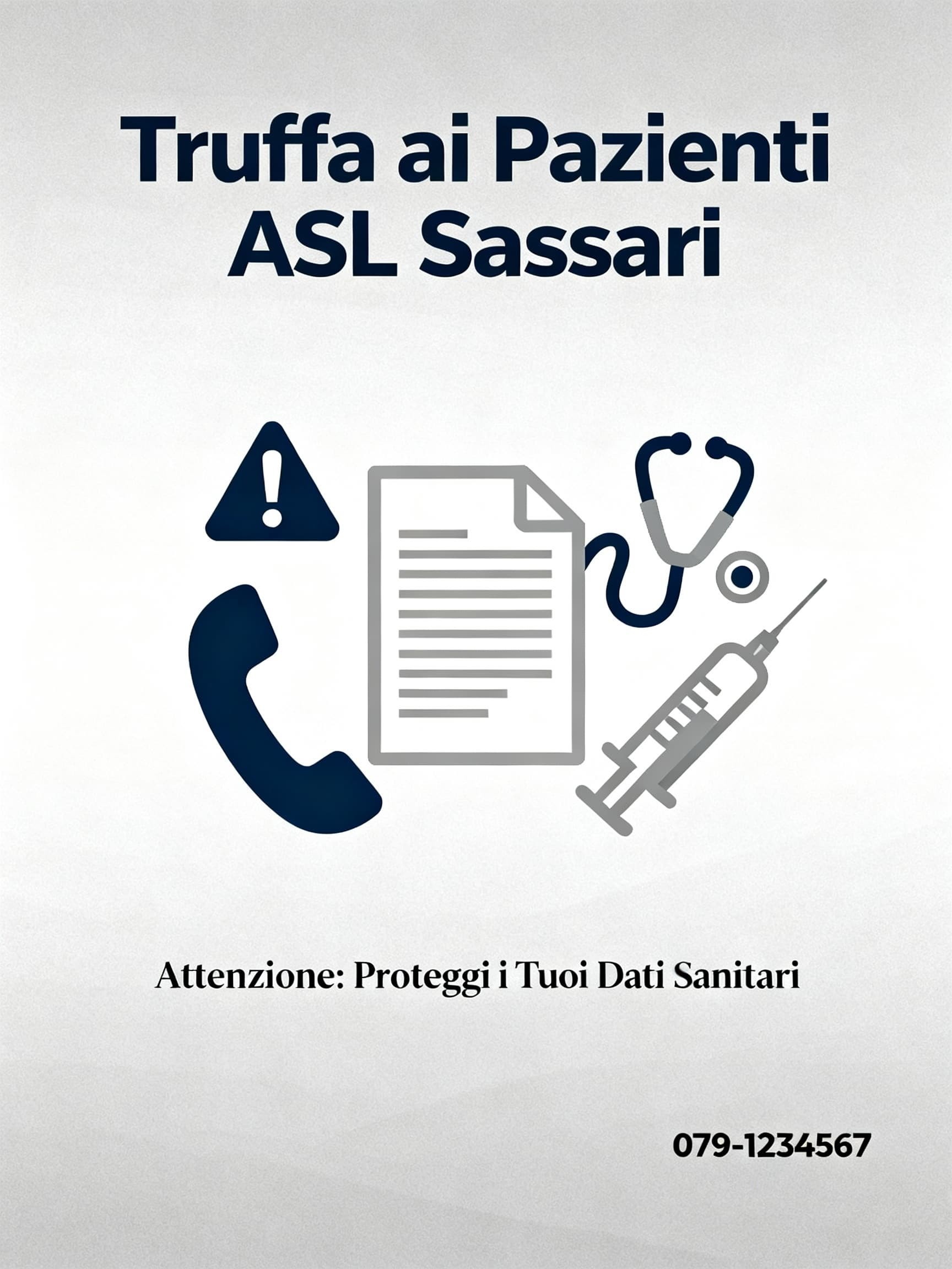 Nord Ovest Sardegna, la ASL Sassari lancia l’allarme sulle truffe ai pazienti