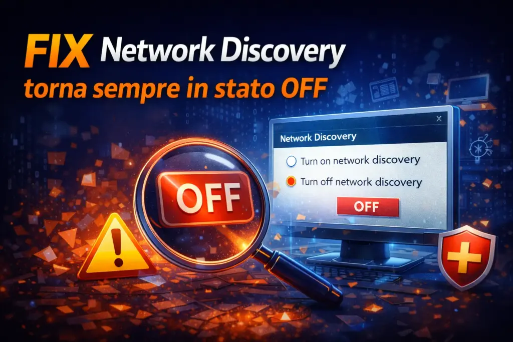 FIX Network Discovery torna sempre in stato OFF