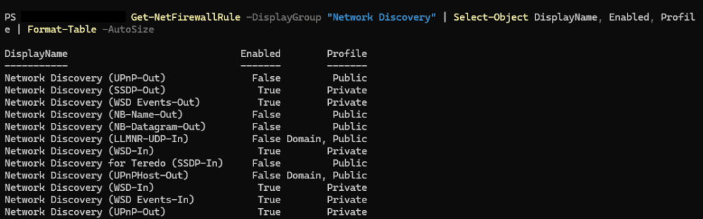 FIX Network Discovery torna sempre in stato OFF FIX Network Discovery torna sempre in stato OFF