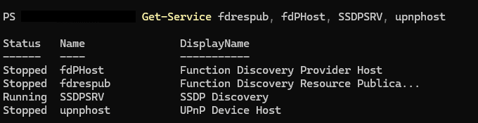FIX Network Discovery torna sempre in stato OFF FIX Network Discovery torna sempre in stato OFF