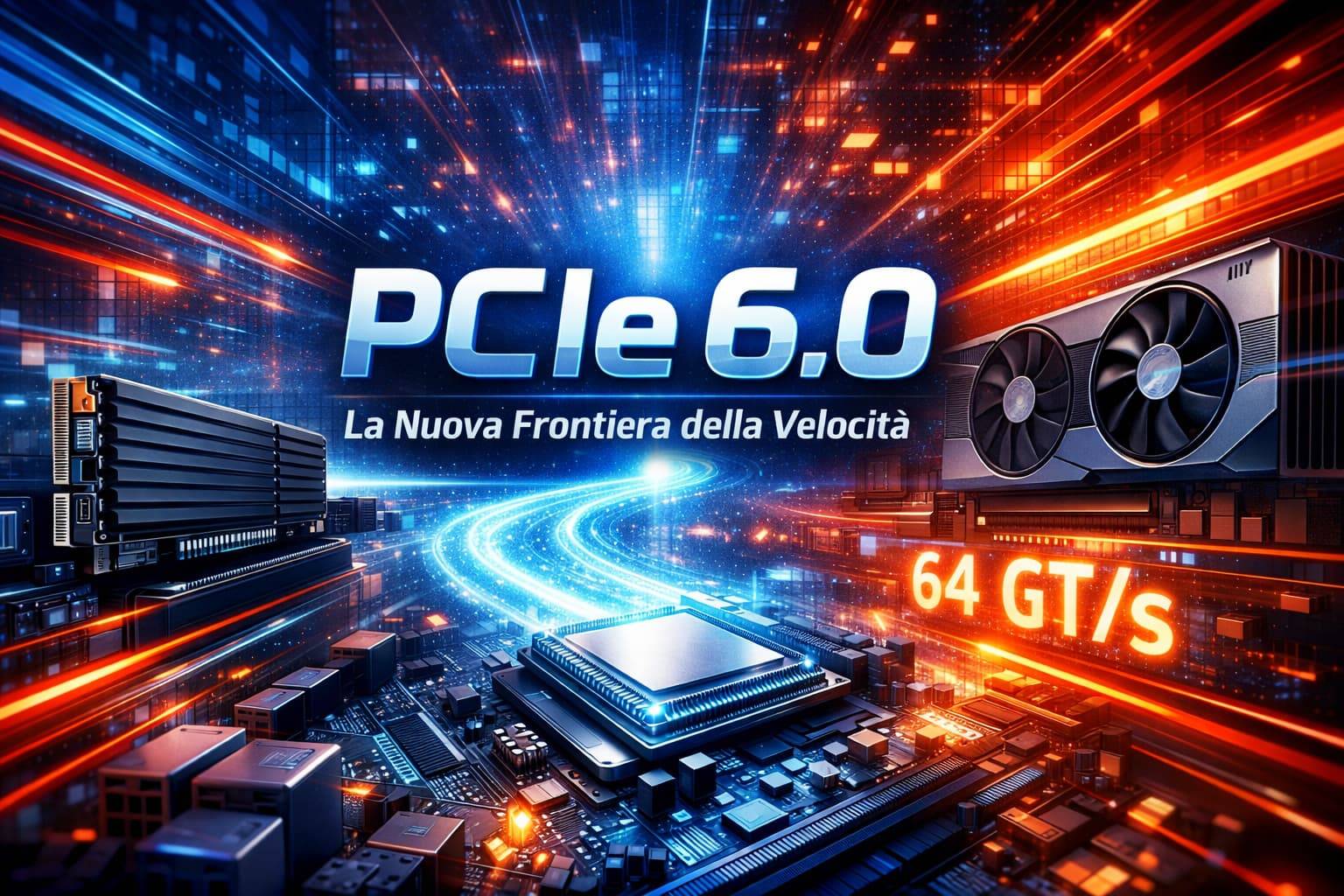 PCIe 6.0: La nuova frontiera della velocità nei sistemi di trasmissione dati