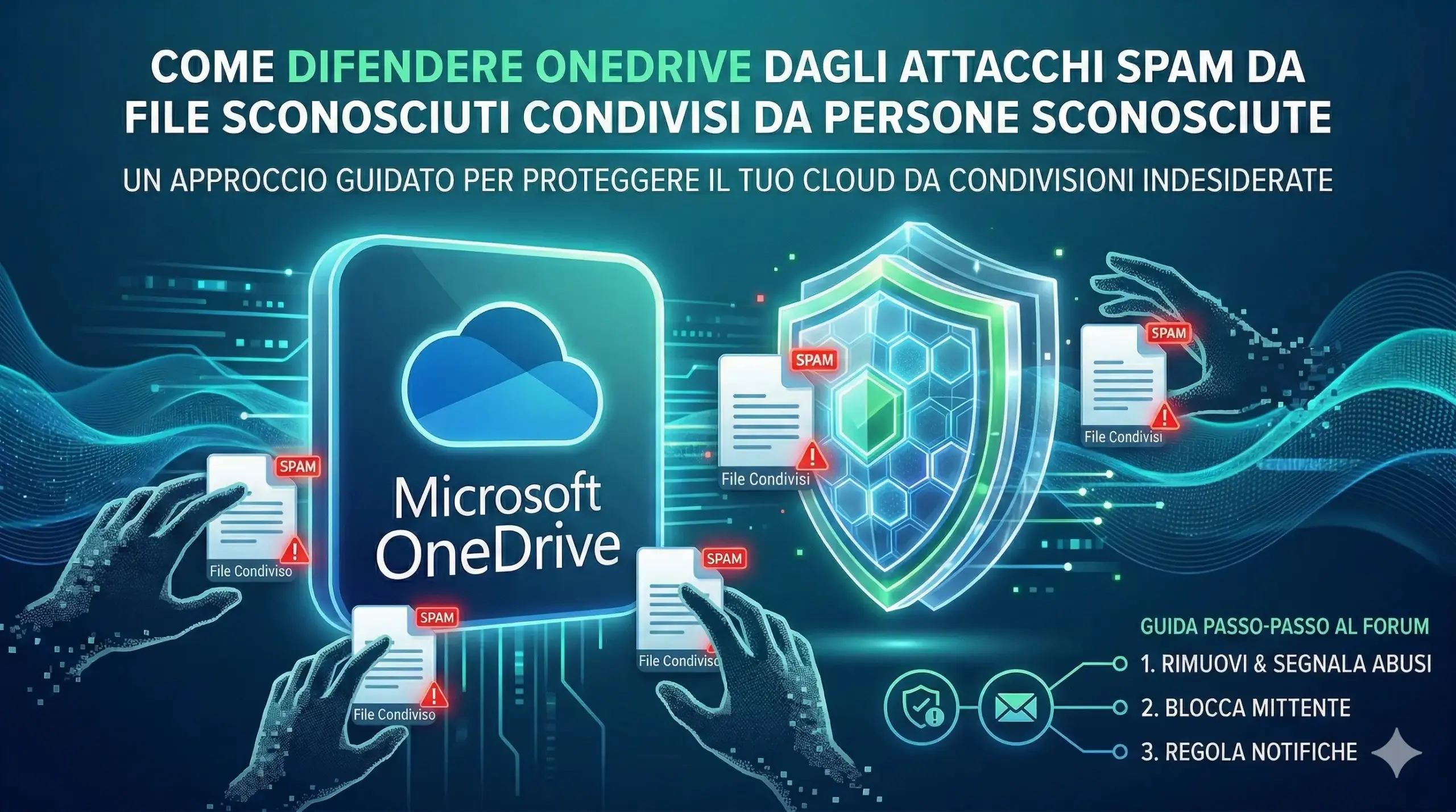FIX OneDrive Spam Attack: Come Bloccare i File Condivisi da Sconosciuti