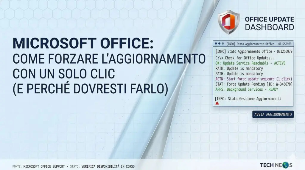 Microsoft Office: come forzare l’aggiornamento con un solo clic (e perché dovresti farlo)