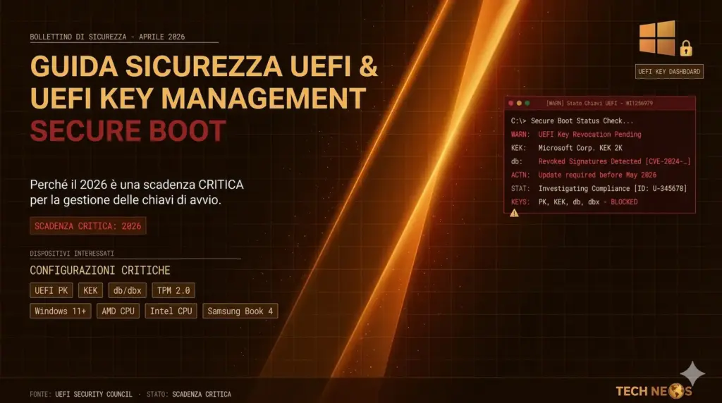 Secure Boot Windows: guida alla creazione e gestione delle chiavi UEFI — e perché il 2026 è una scadenza critica