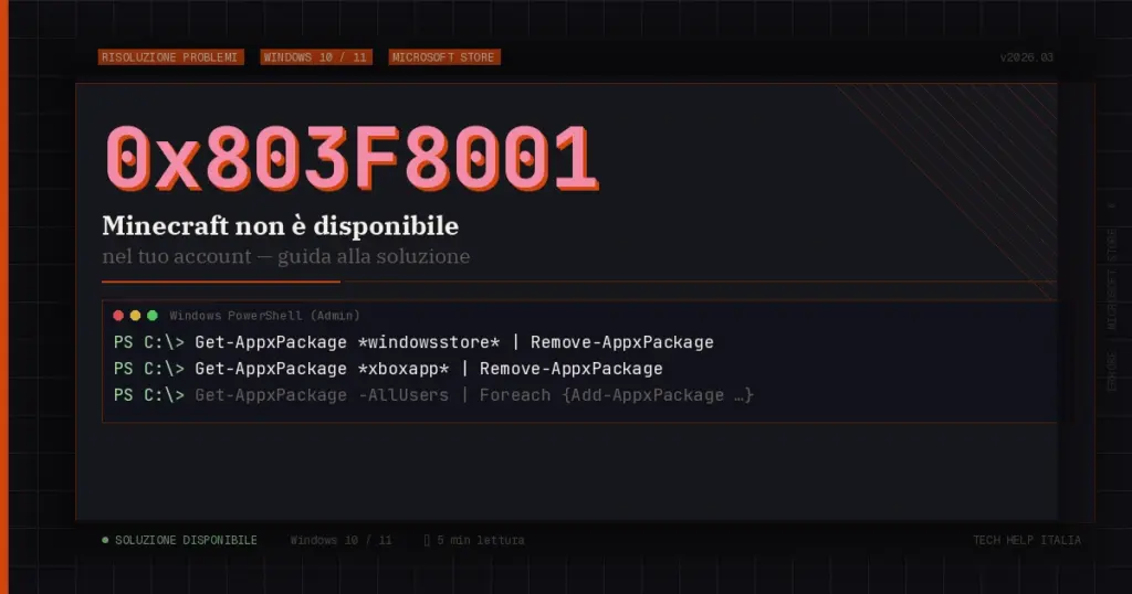 0x803f8001 minecraft