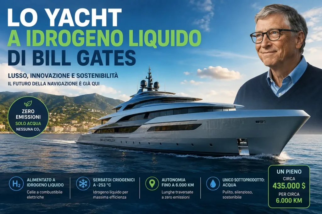 superyacht a idrogeno