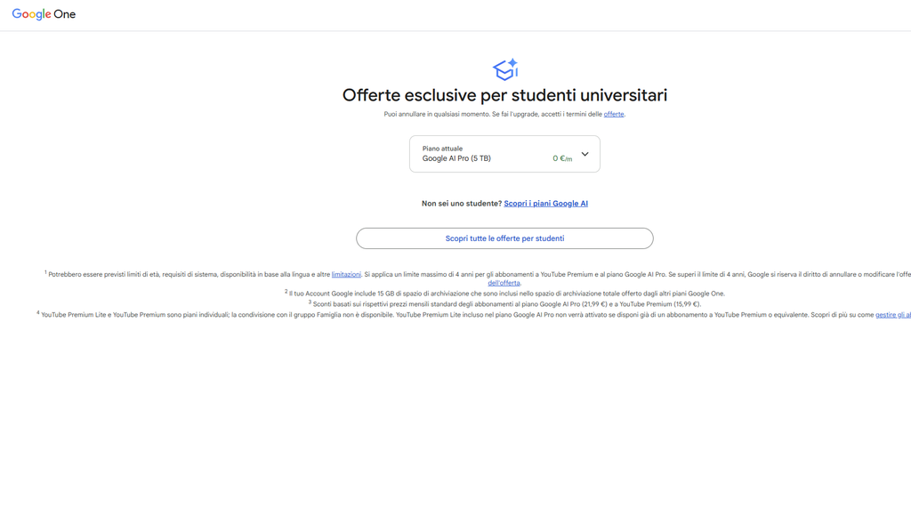 Google Gemini Studenti Gratis per 1 Anno: Come Attivarlo (Anche per Già Iscritti) Google Gemini Studenti Gratis per 1 Anno: Come Attivarlo (Anche per Già Iscritti)